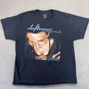 Deftones Around The Fur T-Shirt Mens XL Black Cotton Short Sleeve Spencers Band
